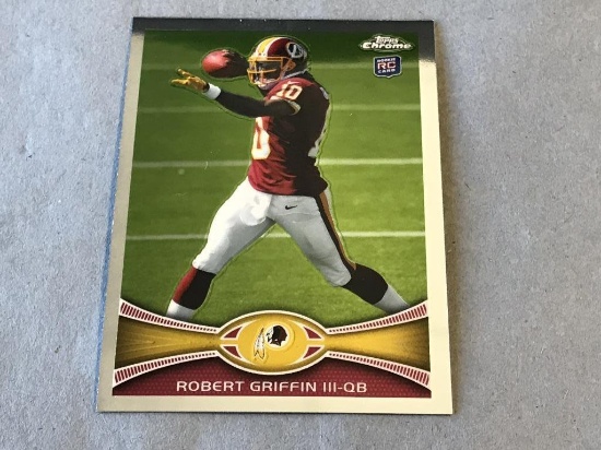 ROBERT GRIFFIN III 2012 Topps Chrome Rookie Card