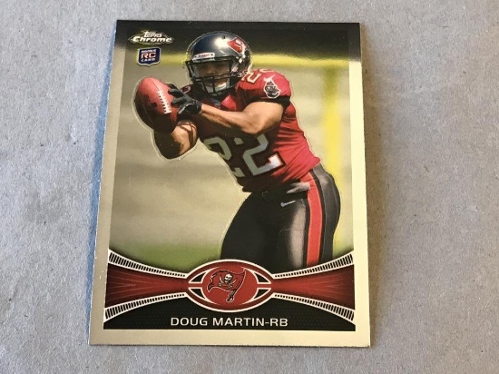 DOUG MARTIN 2012 Topps Chrome Football Rookie Card