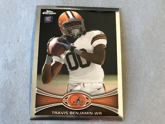 TRAVIS BENJAMIN 2012 Topps Chrome Football Rookie