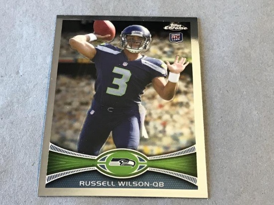RUSSELL WILSON 2012 Topps Chrome Football Rookie