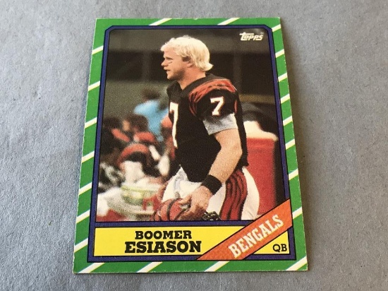 BOOMER ESIASON 1986 Topps Football ROOKIE Card