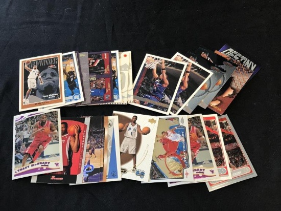 TRACY MECGRADY Lot of 25 Basketball Cards Rookies