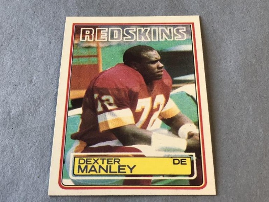 DEXTER MANLEY 1983 Topps Football ROOKIE CARD #191