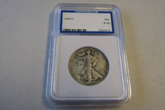 1938-D Walking Liberty Half Dollar