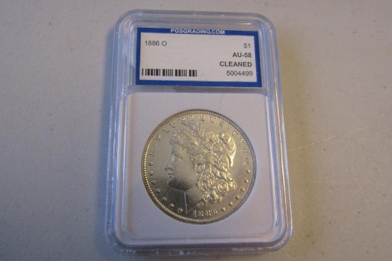 1886-O Morgan Dollar AU-58 $1