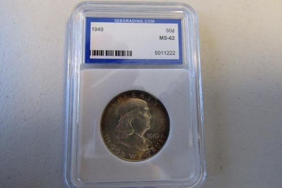 1949 Franklin Half Dollar 50C MS