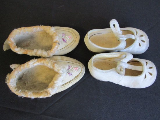 Lot of Vintage Toddler Shoes