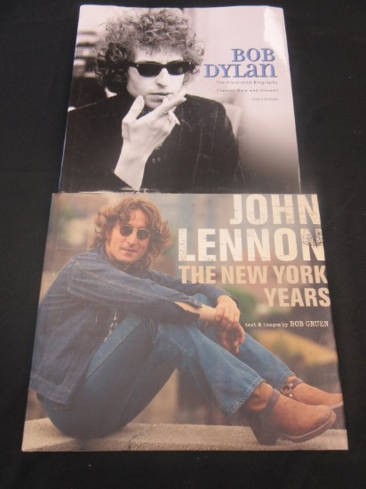 Lot of 2 - John Lennon & Bob Dylan Books