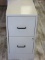 Two Drawer Metal Filing Cabinet with Key