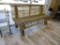 Vintage 6 Foot Long  Wood Park Bench