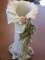 Floral Ceramic Elf Figurine Vase