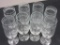 Lot of 8 @ 8 inch Water Glasses
