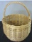 15 X 12 Large Round Wicker Blanket Basket