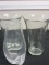 Lot of 3 12 inch Heavy Glass Vases