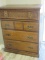 Vintage Wood 4 Drawer Dresser