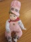 Vintage Porcelain Train Conductor Doll