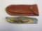 Vintage Case Pocket Knife and Sheath