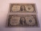 Lot of 2 Silver Certificates 1935G & 1957A