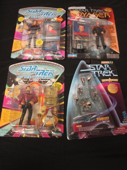 Lot of 4 Star Trek Action Figure Still in the Box