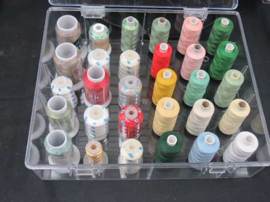 Case of 30 Spools of Assorted Colors Cotton Thread