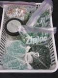 Box Lot of Glass Decorative Gems