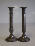 Antique Pre 1900's Silver Candle Holders