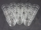 Lot of 12 @ 4 inch Glass Tumblers