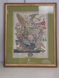 Framed  August Floral Print