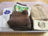 Box Lot of Hand Towels, Facecloths and Bath Mats