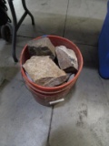 Bucket Lot of Rocks