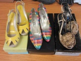 Lot of 3 Ladies Dress Shoes, New & Gently Used