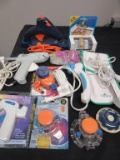 Box Lot of Craft Items, Glue Guns, Cutters etc