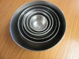 Lot of 7 Stainless Steel Bowls