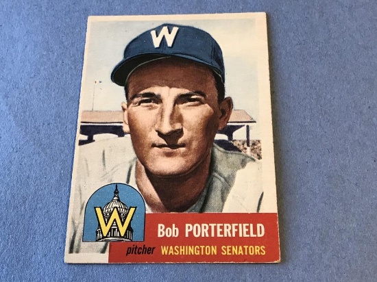 1953 Topps Baseball #108 BOB PORTERFIELD Sentors