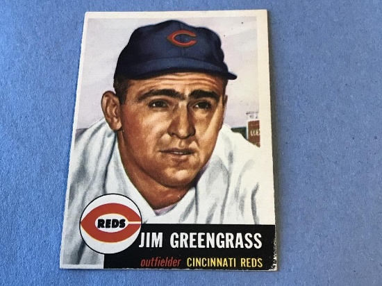 1953 Topps Baseball #209 JIM GREENGRASS Reds