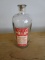 Vintage Sego Wood Alcohol Bottle with Cork