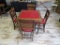 Vintage Circa 1940's Wood Table and Chairs