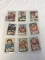 1952 Bowman Football Cards Lot of 9 Cards