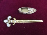Lot of 2 Brass Items from India