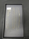Tray Lot of Gold Tone Jewelry