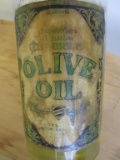 Vintage Olive Oil Bottle with Cork