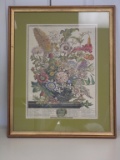 Framed  August Floral Print