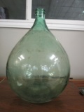 Large Green Glass Jug