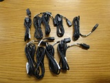 Lot of 9 Computer Power Cords