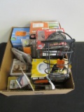 Box Lot of Electrical and Lighting Supplies