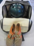 Ladies Bowling Ball & Shoes in a Bag