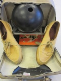 Men Bowling Ball & Shoes in a Bag