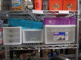 Assortment of 5 Plastic  Storage Containers