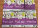 6 Boxes of 16 Organic Smooth Move Tea Bags
