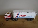 Vintage TRW Automotive Parts Metal Toy Semi Truck